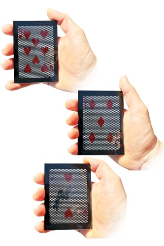 The Ultimate Wow Gimmick - Bicycle Karte verwandelt Sich sichtbar 2X hintereinander | Magic Card Zaubertrick inkl. Kartengimmick